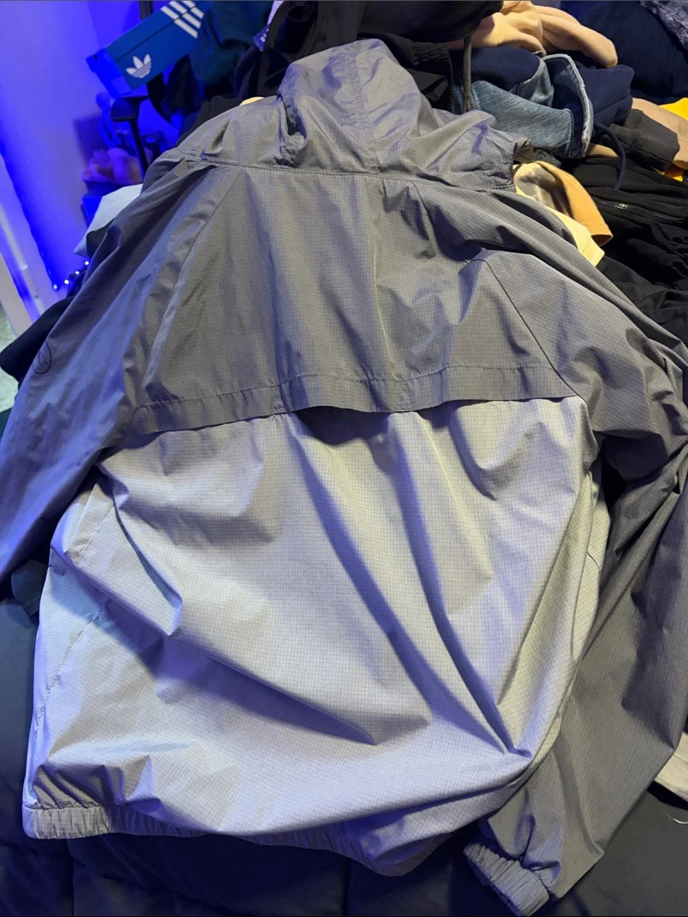 O'Neill  Boy’s Light Gray Hooded Rain Jacket